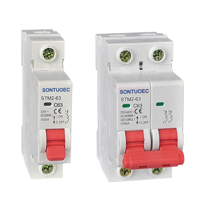 DIN RAIL TE MCB