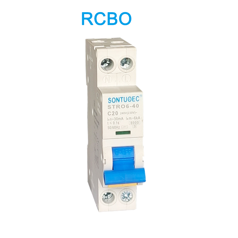 Stroo6-40 Circuit Courmer Dail Rail Hom Installation Rcbo