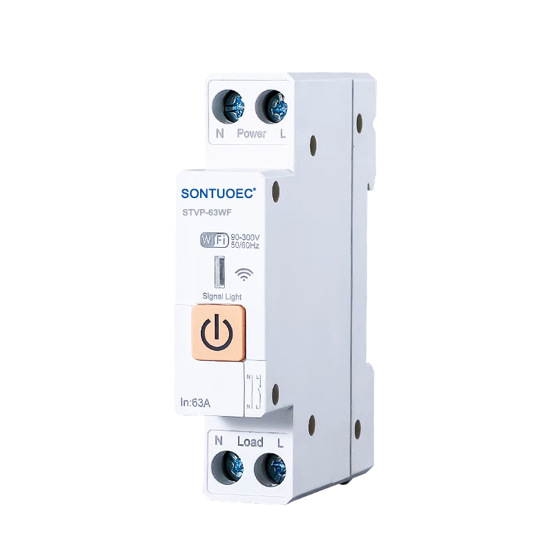 WiFi ntse siab nce 220V xov tooj ntawm tes chaw deb wireless tswj voltage tiv thaiv